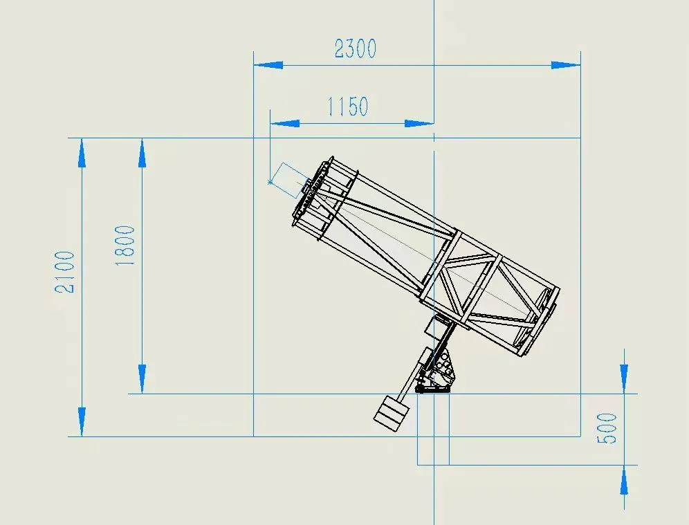 CAD structural design blueprint