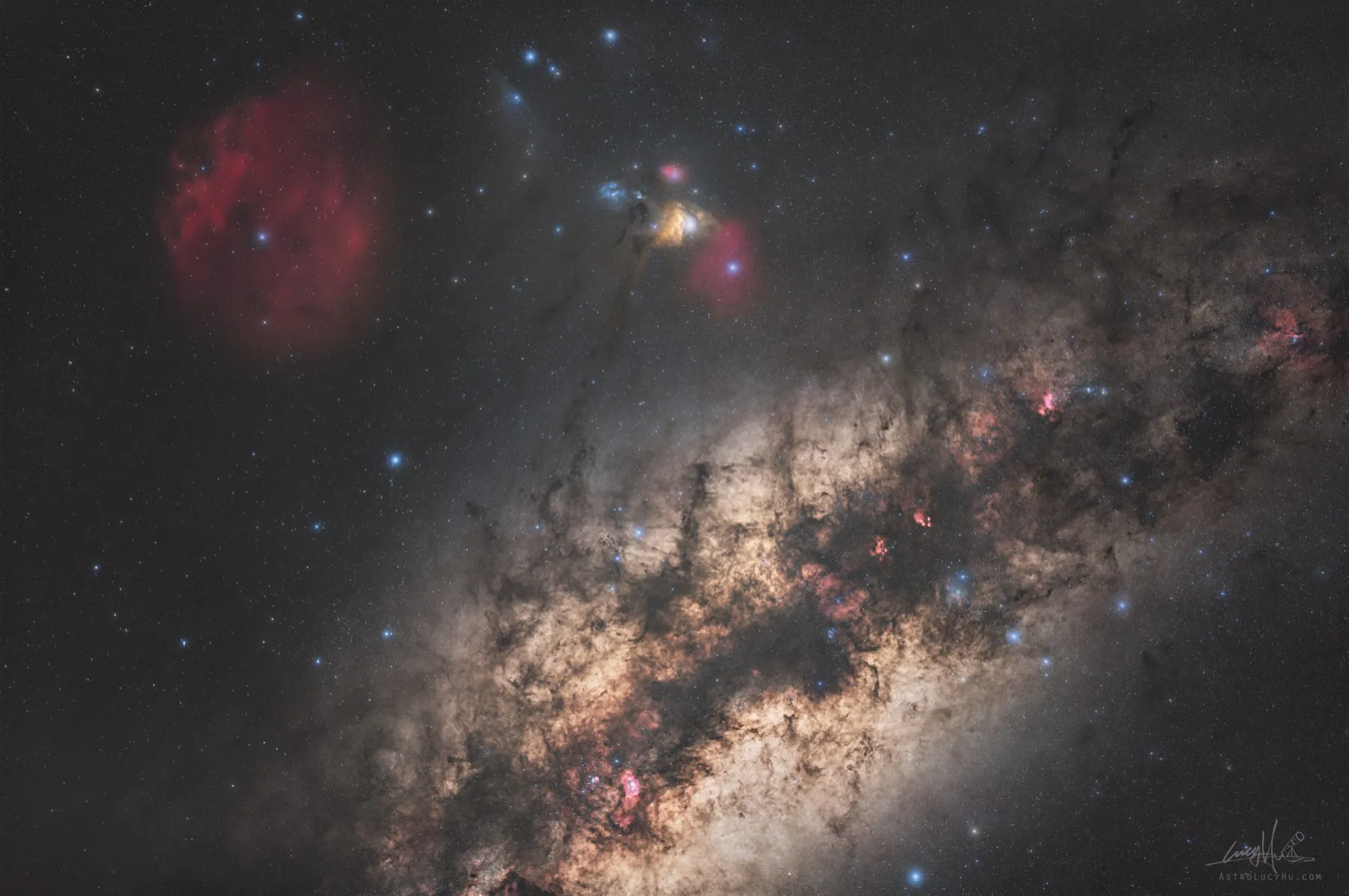 Milky Way, Rho Ophiuchi & Ophiuchus Region