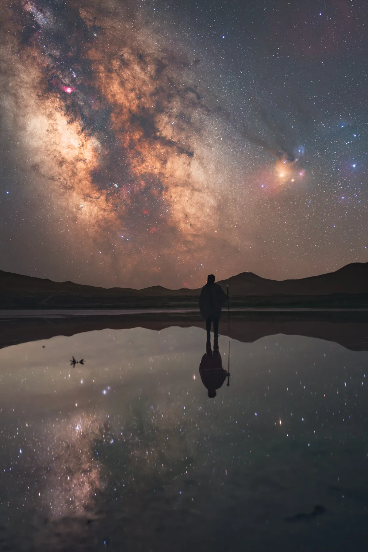 Milky Way and Lake Reflection