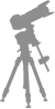 Star tracker camera setup icon