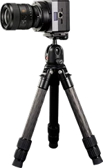 Ultra-light nightscape kit with C42 camera and lens on tripod