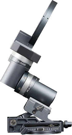 Pulsar harmonic equatorial mount render with telescope payload